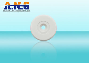 China. TK4100 ABS White Round RFID Smart Key Tag para el sistema de recorrido de la guardia de patrulla proveedor