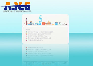  PVC Rfid Smart Card Identity With 4K / 8K Bytes Memory
