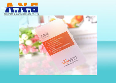 Round Corner Business Cards Full Color Printing / Frosted PVC Gift Cards
