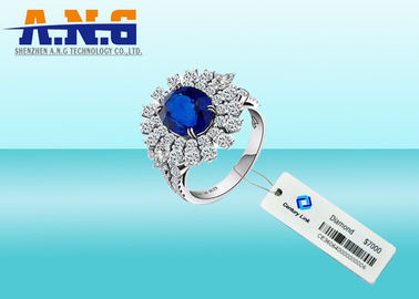 Ultra High Frequency Passive Rfid Tags Custom Printed Jewelry Hang Tags