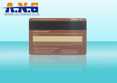 Gold Custom Printed Cards In Ultralight / One Time Off E Ticket Rfid Smart Card