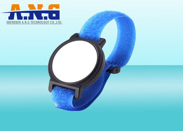 Nylon rfid wrist band , rfid concert wristbands / arm tag easy to take