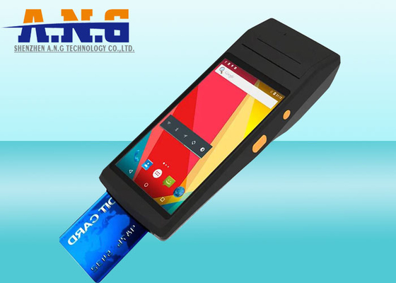 5.5 Inch Android 6.0 GPS PDA NFC Reader 1D/2D Barcode Scanner 58mm Printer Fingerprint Terminal