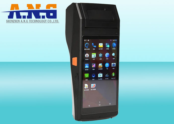 5.5 Inch Android 6.0 GPS PDA NFC Reader 1D/2D Barcode Scanner 58mm Printer Fingerprint Terminal