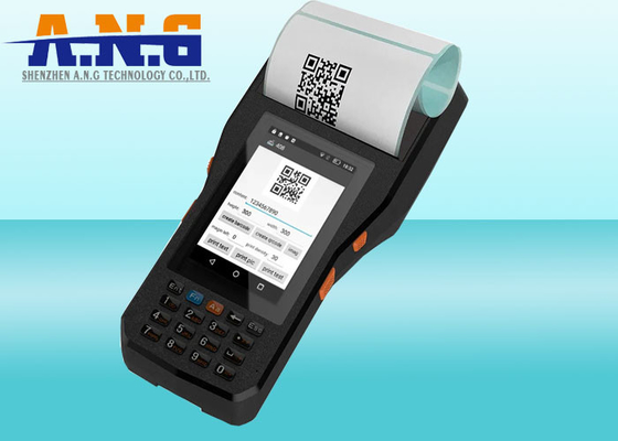 IP65 Industrial Andriod PDA NFC Reader Fingerprint 1D/2D Barcode Scanner 80mm Printer