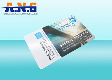 ISO14443A Plastic  EV2 Smart Cards Custom Printing 13.56Mhz
