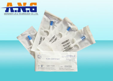 EM4305  RFID Animal Microchip Glass Tag with Disposable Syringe