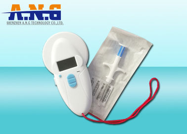EM4305  RFID Animal Microchip Glass Tag with Disposable Syringe