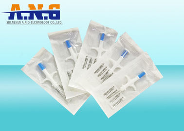 EM4305  RFID Animal Microchip Glass Tag with Disposable Syringe