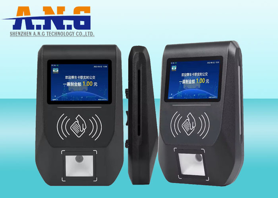 4G WiFi Ethernet Android NFC Bus Card Reader RFID Bus Ticket Validator with Qr Code