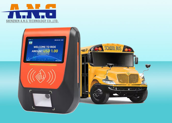 4G WiFi Ethernet Android NFC Bus Card Reader RFID Bus Ticket Validator with Qr Code