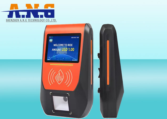 4G WiFi Ethernet Android NFC Bus Card Reader RFID Bus Ticket Validator with Qr Code