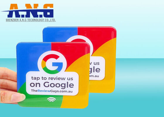 High Quality Customize Printing Epoxy NFC Card Google Reviews Card