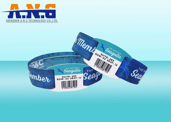 Durable Waterproof NFC Bracelet Fabric Elastic RFID Wristband for Hotel Resorts Cruises