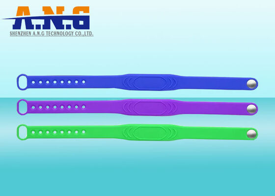 Soft Skin-Friendly Silicone RFID Bracelet for SPA or Event Access Control