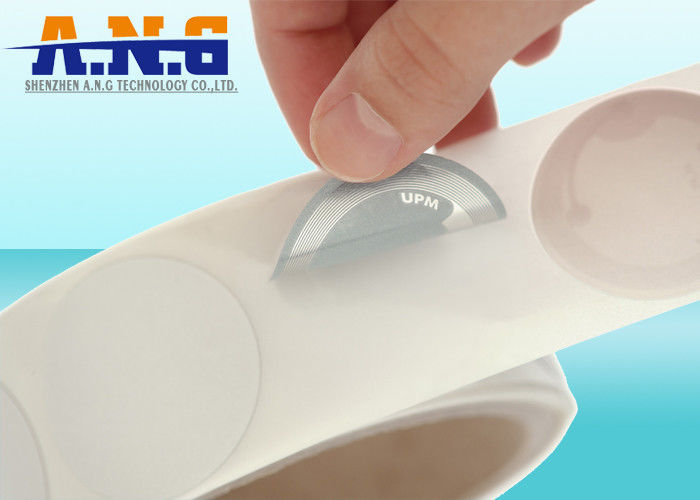 Roll packing 13.56mhz NFC Sticker Tags 203 printed For Asset Management