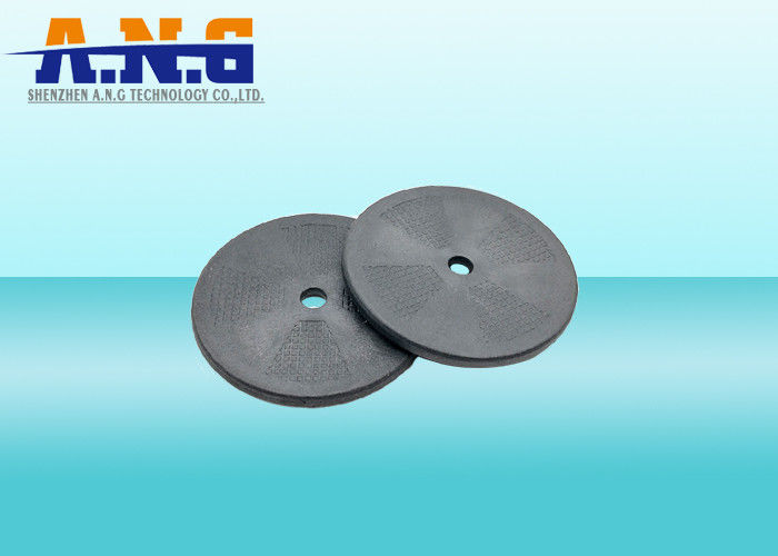 13.56MHz Round Coin Passive Rfid Tags , Metal Mount iso 15693 writable rfid tags