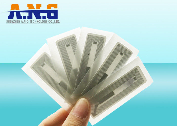 Hf Rfid Tags ULTRALIGHT EV1 4K Adhesive Paper Label Rectangular 56*18mm