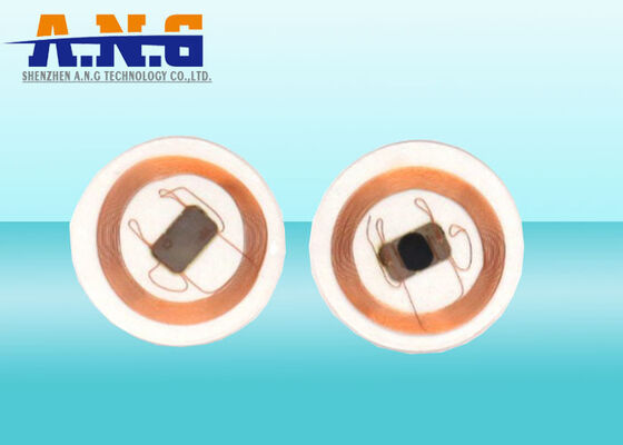 Etiqueta RFID ultrafina de PVC transparente de 0,5 mm de 13,56 MHz para la lucha contra la falsificación